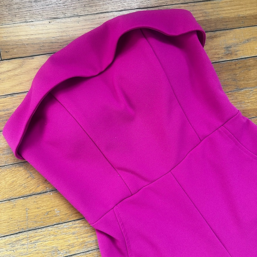 Vibrant Pink Strapless Jumper